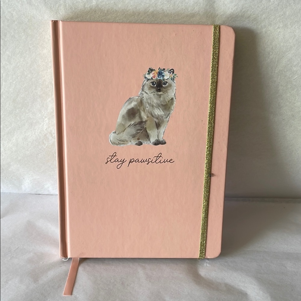 Threshold Pink and Gold Office journal